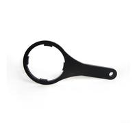 LatoYard Llave de acero para tapa de cubo, herramienta de fijación para agua de 5 a 30 L, llave de apertura a prueba de óxido