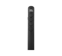 LatoYard Mando a distancia inalámbrico para PowerPoint con pantalla digital, alcance de 100 m, batería recargable de 180 mAh, receptor USB, clicker de presentación para laptop, color blanco