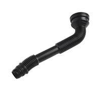 LatoYard Manguera de llenado de limpiaparabrisas para BMW E70 E71 E72 61667162586 OEM ABS negro