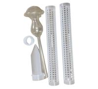 LatoYard Monstera - Barra de musgo de riego automático para plantas trepadoras de 61 cm, apilable con taza de agua para soporte de plantas, paquete individual, juego de herramientas de jardinería