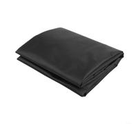 LatoYard Negro 420D Oxford Fire Plate Cover Round Grill Protector Bolsa Impermeable Resistente a los rayos UV con cordón de almacenamiento para cocinar al aire libre 80 cm (80 cm)