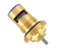 LatoYard Núcleo de válvula termostática de flujo ajustable M30 x 1.5 1/2 | M30x1.5 Válvula termostática de radiador inserto de cobre 1/2 pulgada flujo ajustable núcleo anticongelante