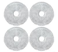 LatoYard Paños de fregona suaves y lavables para LYNKBEY M20 para robot profesional para aspiradora y microfibra reutilizable para piezas de repuesto limpieza eficiente del piso, paquete de 2 o 4