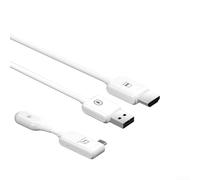 LatoYard Pantalla de proyección inalámbrica 1080P de alta definición Streamer Dongle tipo C USB para escuela, negocios, viajes, fácil de instalar, 60 cm