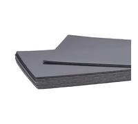 LatoYard Paquete de 10 calcomanías magnéticas suaves y flexibles de 89 x 54 mm, imanes para despegar y tarjetas de visita, para nevera, pizarra blanca, decoración del hogar, color negro