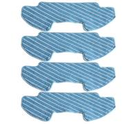 LatoYard Paquete de 4 almohadillas reutilizables y lavables para Samsung Powerbot-E VR05R5050WK, paños de microfibra de repuesto para limpieza de suelos, compatibles con VR05R5050WK Robot Vacuum Cloth