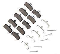 LatoYard Paquete de 5 pastillas de freno de bicicleta para Shimano D03S D02S Saint BR-M810 BR-M820 XT BR-M8020 BR-M8120 ZEE BR-M640 XTR BR-M9120