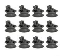 LatoYard Paquete de 8 ruedas inferiores 165314 para cesta Bosch Series para neff, para kenmore, para siemens para lavavajillas Hotpoint, reemplaza la cesta inferior de cubiertos de lavavajillas (A)