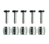 LatoYard Para Formula Mega R1 RO RX ONE C1T1 - Tubo de manga de clavos para freno de bicicleta, aceite de oliva, 5 juegos, metal