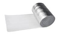 LatoYard Película reflectora de calor para radiador de 3 mm de grosor, 5 m x 02 m, lámina de aluminio para aislamiento de pared detrás de radiadores para ahorrar energía