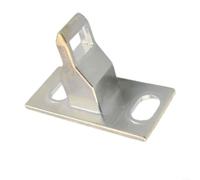LatoYard Pestillo de puerta de repuesto para Samsung DC66-00375A, bisagra de gancho de metal para lavadora, color plateado