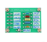 LatoYard Placa de referencia de resistencias y condensadores para calibración y corrección de multímetros, verde, 5 x 3 cm