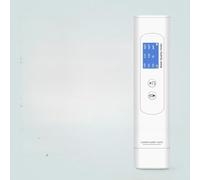 LatoYard Pluma de prueba de calidad del agua 6 en 1 para detector de conductividad y temperatura TOC COD UV275 con material ABS, parte de calentadores radiantes blancos