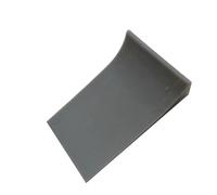 LatoYard Protector de pared de silicona para basura, contenedores redondos y cuadrados, sin taladro, espaciador gris