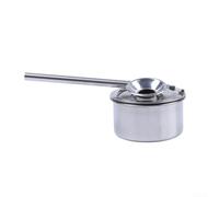 LatoYard Pulverizador de esmalte de acero inoxidable para artistas, olla de esmalte para óxidos, juego de herramientas de cerámica en aerosol, 100 ml, color plateado