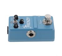 LatoYard Rowin LN-322 FRENZY - Pedal de fuzz clásico para guitarra eléctrica y bajo con carcasa metálica completa y 2 modos