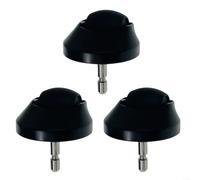 LatoYard Rueda omnidireccional para Cecotec para conga 9590/9990, rueda de repuesto para aspiradoras robóticas de plástico (3pcs)