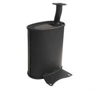 LatoYard Silenciador generador Honda GX340 para motores GX390, construcción metálica, reducción de ruido para cortacésped y equipos eléctricos al aire libre, negro