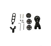 LatoYard Soporte ajustable de fibra de carbono para ordenadores Garmin y Wahoo, color negro