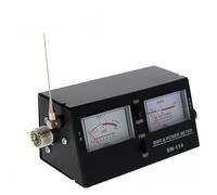 LatoYard SW-114 VSWR/Medidor de potencia para radio CB, analizador de intensidad de campo SWR/RF de 27-30 MHz con interruptor de 10 W/100 W y conector SO239