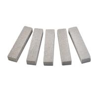 LatoYard Tiras de limpieza no tóxicas portátiles de piedra pómez fiable, 15 x 3,5 x 2,5 cm, 5 piezas de espuma de baño, accesorios de aspiradora, almohadillas de limpieza de repuesto para fregona