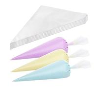 LATRAT 100 mangas pasteleras desechables, medianas para decorar pasteles, pasteles, galletas, hornear en casa