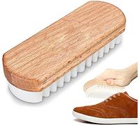 LATRAT 3 cepillos de piel rugosa para zapatos, cepillo de piel rugosa con placas de crepé lavables para el cuidado de la gamuza