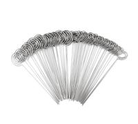LATRAT - Lote de 60 memo clip de metal para tarjetas de mesa, soporte para portafotos para decoración de tartas de boda, 30 piezas, forma redonda y 30 piezas