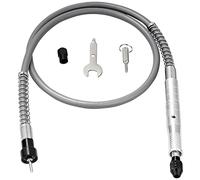 LATRAT Manguera de taladro flexible de 3 mm, soporte de cable de extensión de taladro flexible para Dremel y herramienta de amoladora giratoria compatible (dorado)
