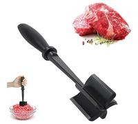 LATRAT Picadora de carne, Cortadora de carne resistente al calor, apisonadora y picadora para carne de hamburguesa, carne molida, prensador de carne y alimentos