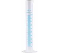 LATRAT Probeta graduada de plástico, transparente, 100 ml, plástico