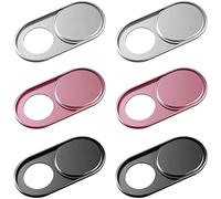 LATRAT Slider Camera Cover 6pcs Webcam Cover Laptop Accesorios Fino Protección de la Cámara Dunner Webcam Cover Slider para tabletas, portátiles y smartphones, etc