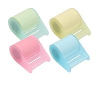 LATRAT Sticky Notes - Lote de 4 notas adhesivas con dispensador, multicolor