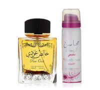 Lattafa Pure Oudi set de regalo unisex agua de perfume 100 ml + desodorante en spray 50 ml