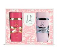 Yara Rosa y Yara Candy Pack quinta edicion de Lattafa , perfume Arabe 100ml. + 100ml. Los dos perfumes de moda, los mas vendidos, fragancias exoticas y dulces , por un gran precio. Caja decorativa ,