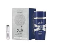 Lattafa Asad Zanzibar Limited Edition Eau de Parfum 100 ml, Perfume Árabe para Hombre de Larga Duración, Incluye Atomizador, Fragancia Oriental Amaderada y Especiada (Asad Zanzibar Limited Edition)