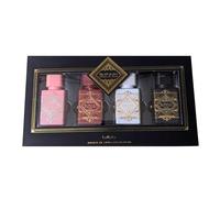 Lattafa badee al oud - juego de regalo de 4 piezas de 25 ml - colecci?