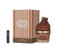 Lattafa Choco Overdose Eau de Parfum 75ml, Perfume Árabe Unisex de Larga Duración Incluye Atomizador, Aroma Dulce y Chocolate Intenso con Notas de Vainilla, Cacao y Fudge de Chocolate (Choco Overdose)
