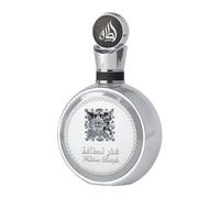 Lattafa Fakhar Platin - Citrus, Spicy, Aromatic, Woody - Eau de Parfum Spray de larga duración para Unisex, 96.4 g / 100 ml