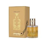 Lattafa Fire On Ice - Perfume unisex de 110 ml, frambuesa negra, rosa congelada, roble y ambroxan, aroma de larga duración para hombres y mujeres