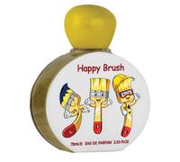 Lattafa Happy Brush - Eau de Parfum de 75 ml, perfume infantil con botella decorativa