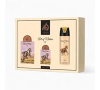 Lattafa Pride Art Of Nature II - Juego de regalo de 3 piezas (EDP de 100 ml + spray corporal perfumado de 200 ml + EDP de viaje de 20 ml) - fragancia unisex de larga duración - bergamota, mandarina