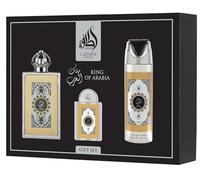Lattafa King of Arabia Gift Set Eau de Parfum - 100 ml + 20 ml + 200 ml desodorante