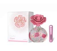 Lattafa Layaan Eau de Parfum 100ml, Perfume Árabe para Mujer de Larga Duración, Incluye Atomizador Recargable, Fragancia Floral Frutal con Notas de Pera Verde, Mandarina, Jazmín y Gardenia (Layaan)