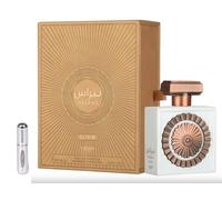 Lattafa Nebras Elixir Eau de Parfum 100ml, Perfume Árabe Unisex de Larga Duración, Incluye Atomizador, Fragancia Candy Leche Crema Vainilla Almizcle, Perfume Dulce, Cremoso y Sensual (Nebras Elixir)