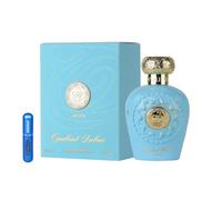 Lattafa Opulent Dubai Eau de Parfum 100ml, Perfume Árabe Unisex de Larga Duración, Incluye Atomizador Recargable, Fragancia Oriental Tropical con Notas de Mango, Jengibre y Ámbar Gris (Opulent Dubai)
