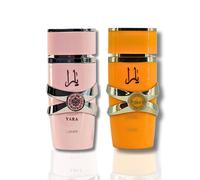 Lattafa para mujer - Set de regalo de 2 piezas de Eau de Parfum (Yara + Yara Tous) 3,4 onzas/100 ml cada uno