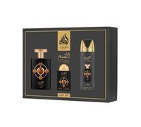 Lattafa Pride Al Qiam Gold EDP 100 ml + EDP 20 ml + DEO en spray 200 ml UNISEX