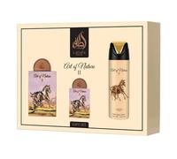 Lattafa Pride Art Of Nature II - Juego de regalo de 3 piezas (EDP de 100 ml + spray corporal perfumado de 200 ml + EDP de viaje de 20 ml) - fragancia unisex de larga duración - bergamota, mandarina