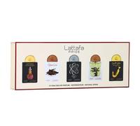 Lattafa Pride Eau de Parfum - Set de regalo n.º 2 (5 x 20 ml) | Set de regalo de perfume de lujo para hombres y mujeres | Fragancias árabes de larga duración | Mini aerosoles de viaje